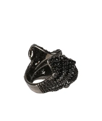 FERRAGAMO AN DRAPE EMBELLISHED RING