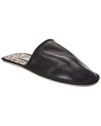 FERRAGAMO FERRAGAMO ANCHELO LEATHER SLIPPER