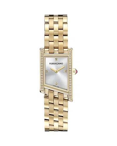 FERRAGAMO ASYMETRIQUE WATCH, 22MM X 36MM