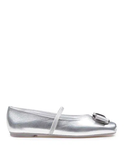 FERRAGAMO BAILARINAS - PLATA