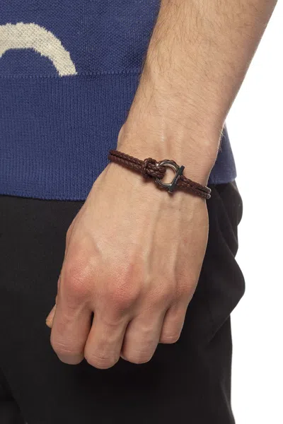 FERRAGAMO FERRAGAMO BRAIDED BRACELET