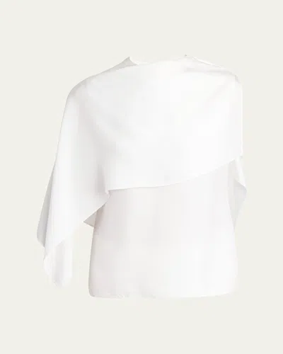 FERRAGAMO CAPE TWILL TOP