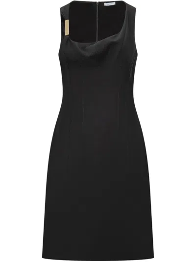 FERRAGAMO CORSETED MIDI DRESS