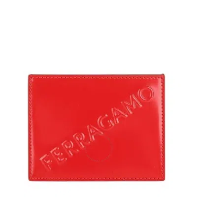 FERRAGAMO FERRAGAMO EMBOSSED LOGO CARD CASE
