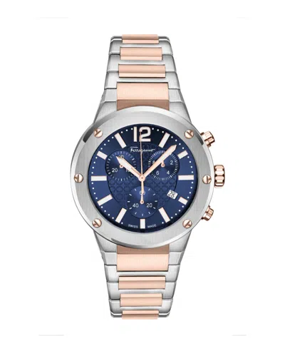 FERRAGAMO F-80 CHRONO BRACELET WATCH