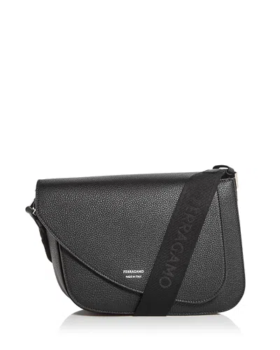 FERRAGAMO FIAMMA LEATHER CROSSBODY
