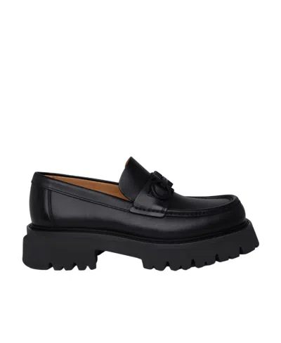 FERRAGAMO SALVATORE FERRAGAMO GANCINI ORNAMENT CHUNKY MOCCASINS