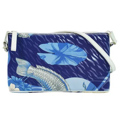 FERRAGAMO GANCINI CANVAS SHOULDER BAG (PRE-OWNED)