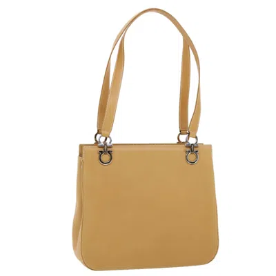 FERRAGAMO GANCINI LEATHER SHOULDER BAG (PRE-OWNED)