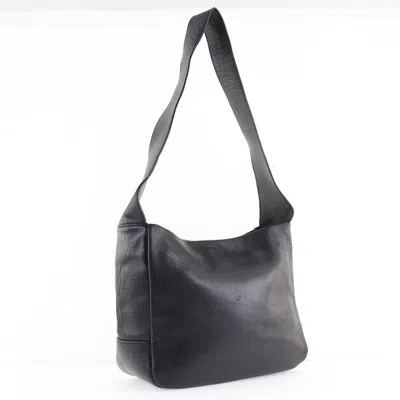 FERRAGAMO GANCINI LEATHER SHOULDER BAG (PRE-OWNED)