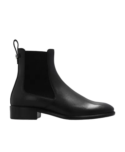 FERRAGAMO GANCINI LOGO CHELSEA BOOTS