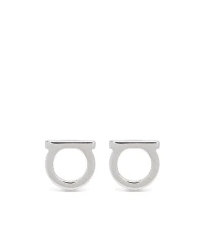 FERRAGAMO SALVATORE FERRAGAMO GANCINI STUD EARRINGS