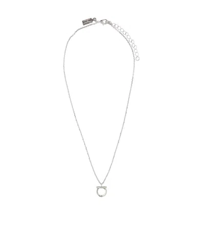 FERRAGAMO GANCINI PENDANT NECKLACE