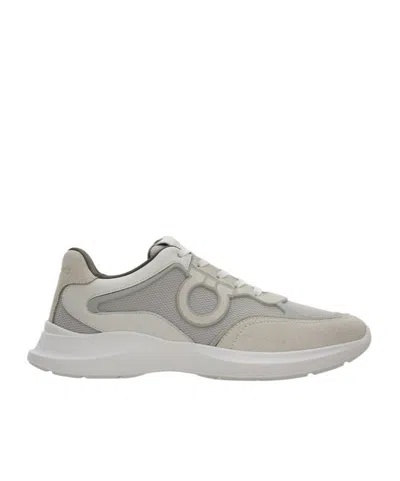 FERRAGAMO LACE-UP LOW-CUT SNEAKERS