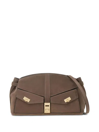 FERRAGAMO LARGE HUG CLUTCH BAG