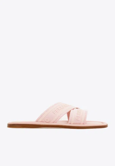 FERRAGAMO LAURENE LOGO SLIDES
