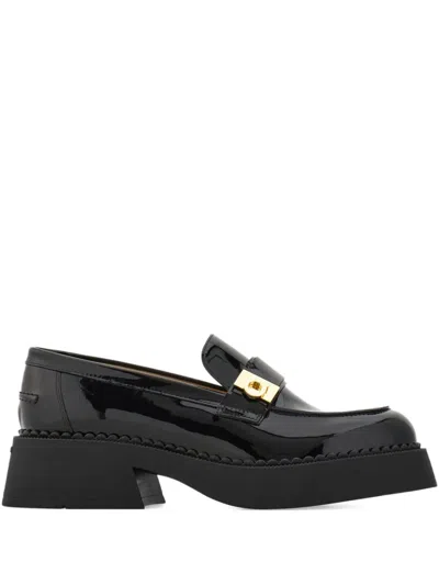 FERRAGAMO LEATHER LOAFERS