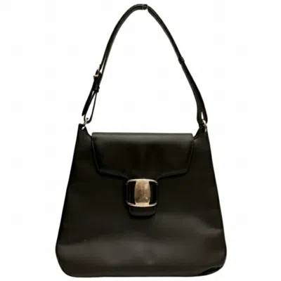 FERRAGAMO LEATHER SHOULDER BAG (PRE-OWNED)