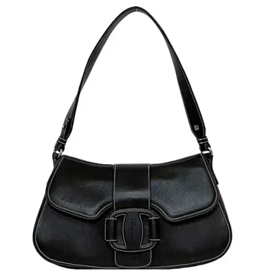 FERRAGAMO LEATHER SHOULDER BAG (PRE-OWNED)