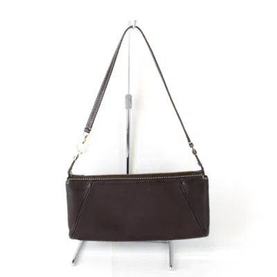 FERRAGAMO LEATHER SHOULDER BAG (PRE-OWNED)