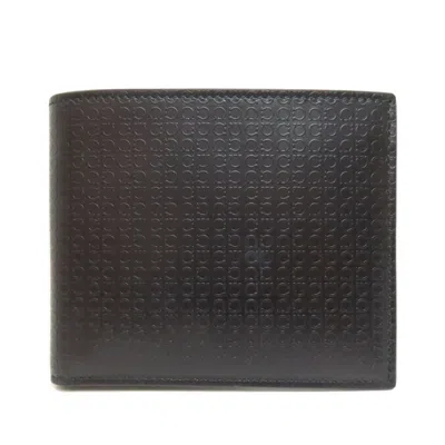 FERRAGAMO LEATHER WALLET (BI-FOLD) (PRE-OWNED)