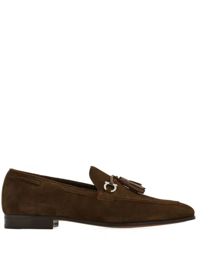 FERRAGAMO TASSEL-DETAIL LOAFERS