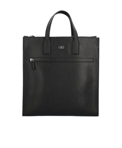 FERRAGAMO LOGO SHOULDER BAG