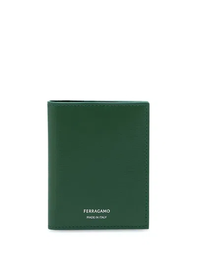 FERRAGAMO LOGO-STAMP CARD HOLDER