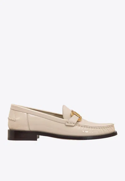 FERRAGAMO MARYAN PATENT LEATHER LOAFERS