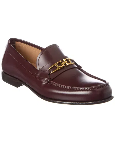 FERRAGAMO FERRAGAMO MATHIAS LEATHER LOAFER