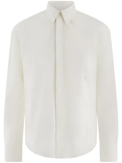 FERRAGAMO MONOGRAMED COTTON SHIRT
