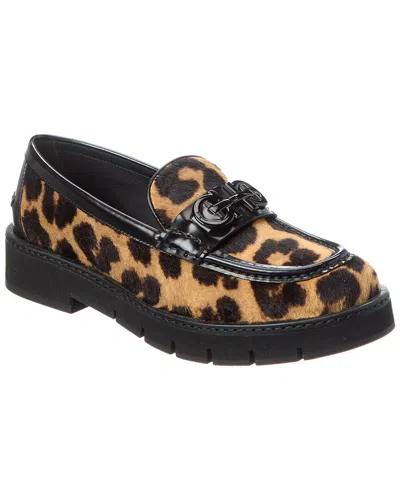 FERRAGAMO FERRAGAMO OFELIA HAIRCALF LOAFER