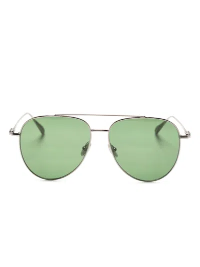 FERRAGAMO PILOT-FRAME SUNGLASSES