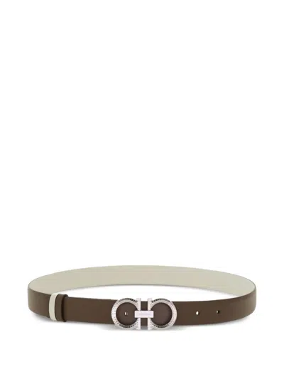FERRAGAMO REVERSIBLE ADJUSTABLE GANCINI BELT