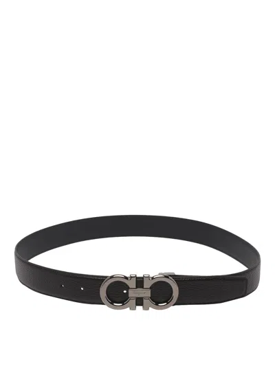 FERRAGAMO REVERSIBLE GANCINI BELT