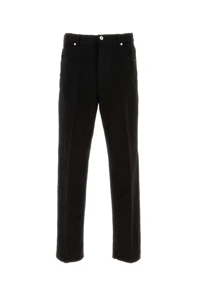 FERRAGAMO SALVATORE FERRAGAMO BLACK COTTON PANT