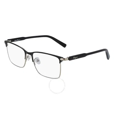 FERRAGAMO SALVATORE FERRAGAMO DEMO RECTANGULAR MEN'S EYEGLASSES SF2179 718 55
