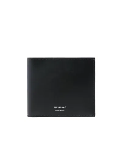 FERRAGAMO SALVATORE FERRAGAMO LOGO DETAILED BIFOLD WALLET