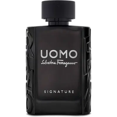 FERRAGAMO SALVATORE FERRAGAMO MEN'S UOMO SIGNATURE EDP SPRAY 3.4 OZ (TESTER) FRAGRANCES 8056860211195