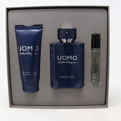 FERRAGAMO SALVATORE FERRAGAMO MEN'S UOMO URBAN FEEL GIFT SET FRAGRANCES 8052086379268