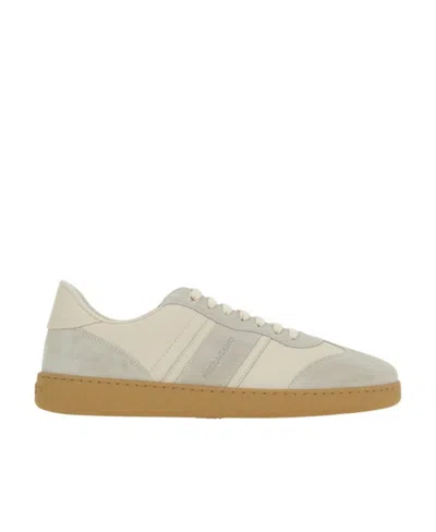 FERRAGAMO SALVATORE FERRAGAMO PANELLED LOW-TOP SNEAKERS