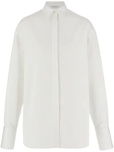 FERRAGAMO SASH HIGH-NECK SHIRT