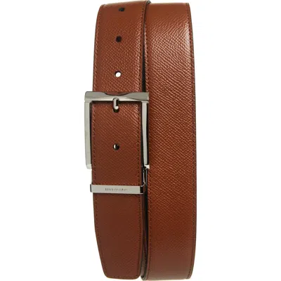 FERRAGAMO FERRAGAMO SCORE REVERSIBLE LEATHER BELT