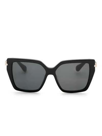 FERRAGAMO SQUARE-FRAME SUNGLASSES