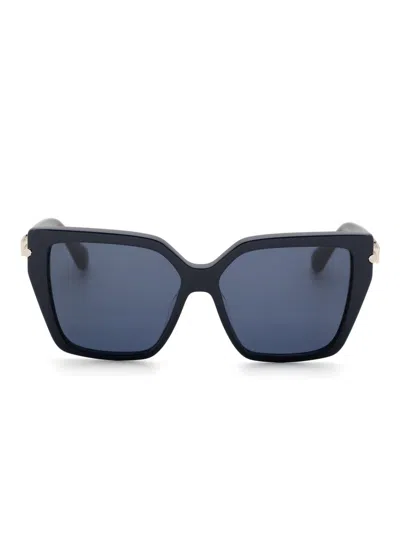 FERRAGAMO SQUARE-FRAME SUNGLASSES