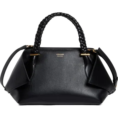 FERRAGAMO FERRAGAMO SMALL BLOSSOM TOP HANDLE BAG