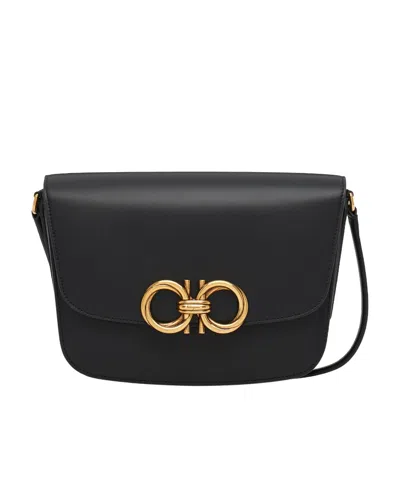 FERRAGAMO TRAPEZIO SHOULDER BAG