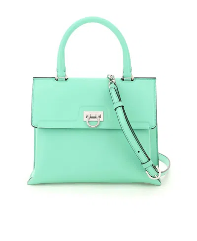 FERRAGAMO TRIFOLIO SMALL SHOULDER BAG