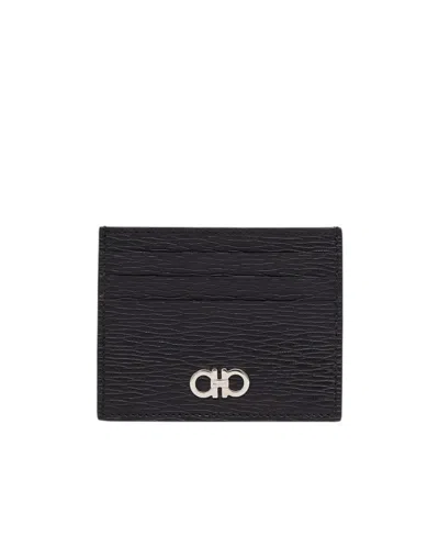 FERRAGAMO SALVATORE FERRAGAMO GANCINI COLOUR-BLOCK EFFECT CARDHOLDER