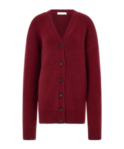FERRAGAMO SALVATORE FERRAGAMO V-NECK BUTTONED KNITTED CARDIGAN